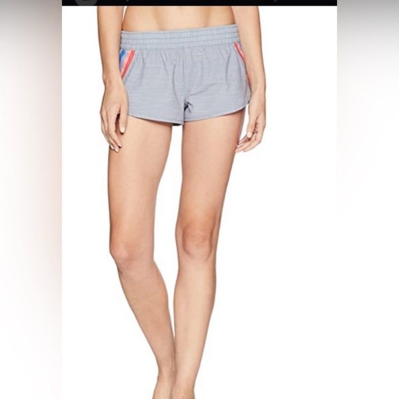 Rip Curl Gray Athletic Shorts surf Women New Wave Boardie Cuvrup Shorts Gray - Picture 1 of 7